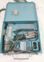 Makita 6095D 9.6V Cordless Drill 1 Battery Charger, and Metal Case - Bad... - $35.98