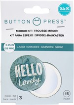 We R Memory Keepers Button Press Adhesive Mirrors-Makes 3 - £16.69 GBP