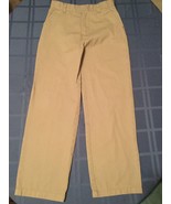 Boys Size 10  Austin Clothing Co. pants khaki uniform  flat front - £6.37 GBP
