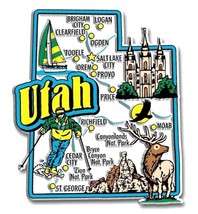 Utah Jumbo State Map Fridge Magnet - £6.29 GBP