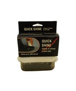 Lot of 2 Quick Shine Shoe Sponges, Dual Surface, One Step Clean &amp; Shine,... - $13.33 CAD