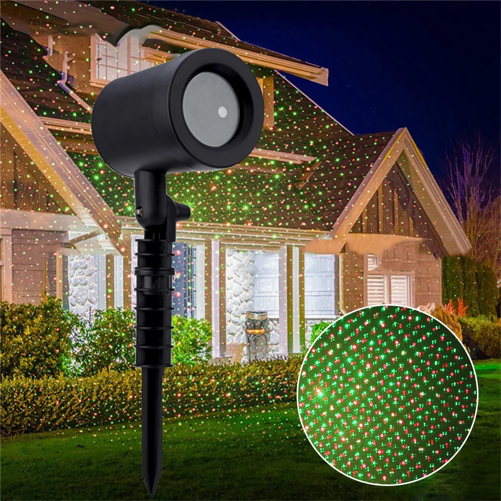 Outdoor Laser Projector Christmas Waterproof  Stage Spotlights LED Showers scape - £132.46 GBP