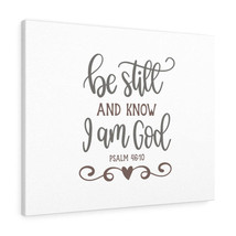  Psalm 46:10 I Am God Bible Verse Canvas Christian Wall Art Read - $75.99+