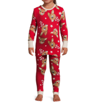 Christmas Character Toddler Snug Fit Pajama Set, 2-Piece Red  Size 12M - £14.54 GBP