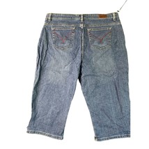 Lee at the Waist Womens Size 16 W Crop Capri Jeans Slims You Denim Pants - $12.86