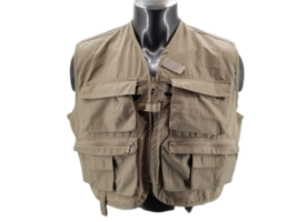 Vintage Orvis Men’s  Hunting Fishing Photography Safari Khaki Vest  Size XL - £30.01 GBP