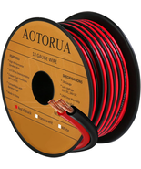 50FT 18/2 Gauge Red Black Cable Hookup Electrical Wire, 18AWG 2 Conducto... - $243.49 MXN