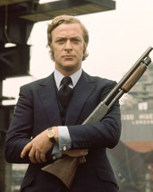 Michael Caine in Get Carter Iconic holding shotgun on docks 16x20 Canvas - £55.46 GBP