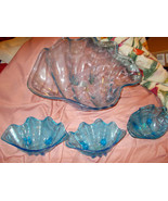 Party Tray and Lot of 3 Chip Oval Plastic Serving Pieces Dishwasher Safe... - £10.12 GBP