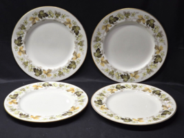 Vintage ROYAL DOULTON 10.5&quot; Dinner Plate LARCHMONT Pattern - Set Of 4 - ... - $45.18 CAD