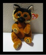 Ty Beanie Bellies Ace The German Shepherd Gold Glitter Eyes NEW - $12.97 CAD