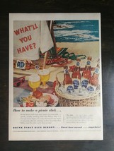 Vintage 1953 Pabst Blue Ribbon Beer Full Page Original Ad 1221 - £5.21 GBP