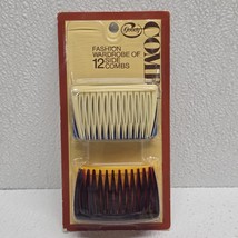 Vintage 1975 Set of 12 Goody Plastic Hair Side Combs New NIP Made In USA - $463.37 MXN