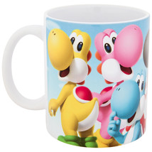 Super Mario Bros. Yoshi Colors 11 oz. Ceramic Mug Multi-Color - £16.49 GBP