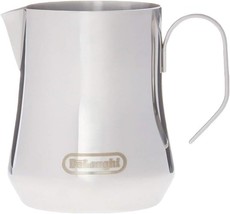 NEW DeLonghi stainless steel milk frothing jug cappuccino cup mug 12 oz 350ml - £14.91 GBP