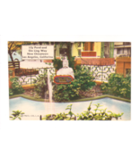 Postcard-Lily Pond &amp; Gin Ling Way-New Chinatown-Los Angeles CA-1952-Line... - £4.62 GBP