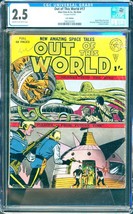 Out of This World #17 (1964) CGC 2.5 -- 1st reprint of Amazing Fantasy 15; UK ed - £705.86 GBP