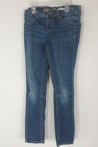 Justice Premium Jeans (jeggings) Girls Size 10R Simply Low Distressed - $166.54 MXN