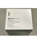Apple Watch 1st Sport 38 mm MLCJ2LL/A Gold Aluminum Case Antique White S... - $693.96 CAD