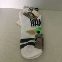 NEW Star Wars Baby Yoda Grogu No Show Socks - Shoe Size 4-10 - £6.39 GBP