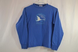 Nookachamps Four Miler 1987 Running Race Blue Miller Cotton Shirt Vintage - £19.16 GBP
