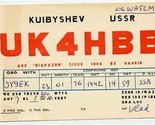 QSL Card UK4HBB Kuibyshev USSR 1976 - £10.90 GBP