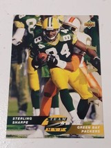 Sterling Sharpe Green Bay Packers 1993 Upper Deck Team MVP Card #TM20 - £0.78 GBP