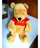 Winnie the Pooh Disney Plush Excellent Mint w tags Jumbo 18 inches sitti... - $44.76 CAD