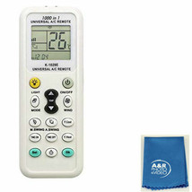 Universal air conditioning remote control, mitsubishi, fujitsu, panasonic,... - £9.39 GBP