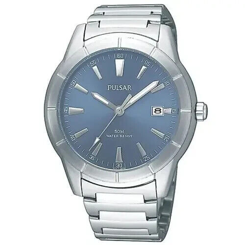 NEW* Pulsar Mens PXH907 Quartz Stainless Steel Wristwatch MSRP $100! - $49.99