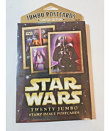 Star Wars Twenty Jumbo Stamp Image Postcards 2008 New Sealed USPS - £18.16 GBP