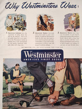 1948 Original Esquire Art Ads Westminster Socks Esquire Calendars Gifts - £5.15 GBP