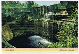 Postcard High Falls Rainbow Country Manitoulin Island Ontario - £5.42 GBP