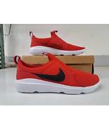 NEW / Nike Men&#39;s Ad Comfort NSW Running (RED &amp; White) Black Nike Sign - £82.66 GBP