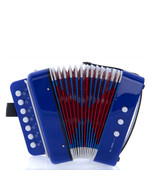 *GREAT GIFT* NEW Top Quality Blue Accordion Kids Musical Toy w 7 Buttons... - £23.46 GBP