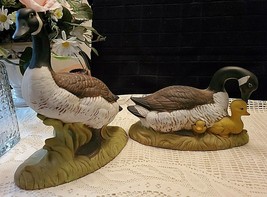Vintage Atlantic Mold Hand Painted Duck Figurines (Pair) - £22.14 GBP