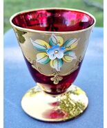 VTG Tre Fouchi Italian Murano Venetian 24kt Gold Trim Hand Painted Cordi... - $27.68 CAD