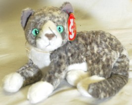 Ty Beanie Baby Purr Kitten Cat Beanbag Plush Toy Swing &amp; Tush Tags m - $9.89