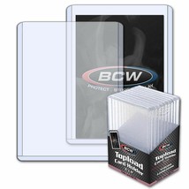 BCW 3X4 Thick Card Topload Holder 168 PT Toploader (10) Per Pack Sports Gaming - £6.55 GBP