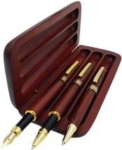 3 Pcs Wooden Pens Set with Pen Gift Case - $28.65