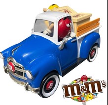 Vintage M&amp;M&#39;s Sweet Wheelin&#39; Red&#39;s Garage Blue Retro Pickup Candy Dispenser - $547.91 MXN