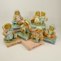 Cherished Teddies P. Hillman Nursery Rhyme Book Display &amp; 6 Figurines ZCJT8 - £31.45 GBP