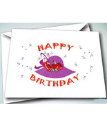 #2 Happy Birthday cards w/ envelopes qty 6 FOR THE RED HAT LADIES OF SOC... - $16.75 CAD