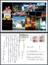 NEVADA Postcard - Las Vegas, Multiview, Circus Circus, Mirage, Flamingo D3 - £2.36 GBP