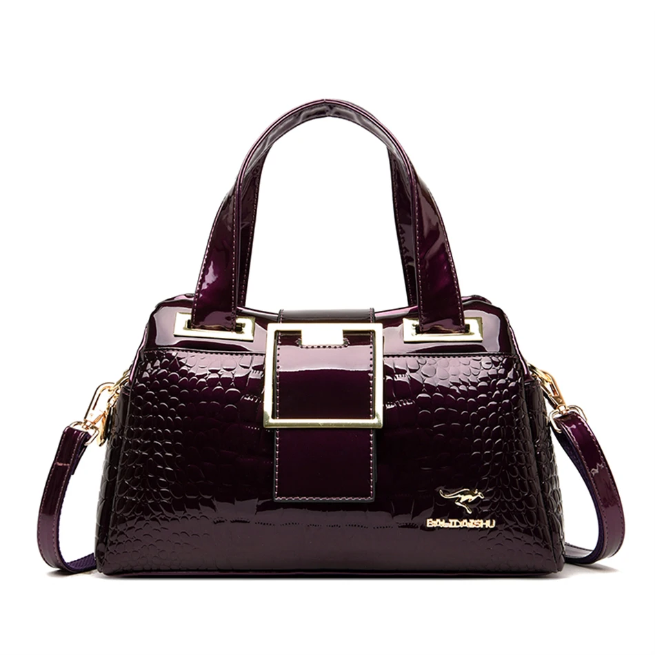 2 layer Large Capacity Tote Bag   Handbags Women Bags er Crocodile Pattern Ladie - £41.68 GBP