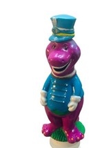 Vintage Barney 5-INCH Figure 1993 Conductor Lyons Group Purple Dinosaur Used - £3.71 GBP