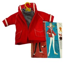Vintage Barbie #962 Resort Red Jacket &amp; Shirt - $13.21 CAD