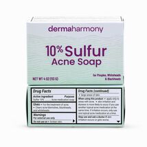 10% Sulfur Soap - DermaHarmony 4oz - (Made in USA)  2 Bar (Carton) - $14.35