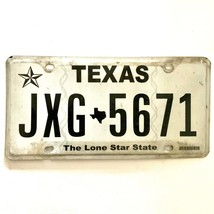 Untagged United States Texas Lone Star Passenger License Plate JXG 5671 - £13.22 GBP