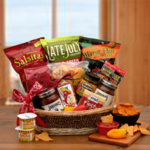 A Little Spice Gourmet Salsa &amp; Chips Gift Basket - Perfect for Salsa Lovers - £79.37 GBP